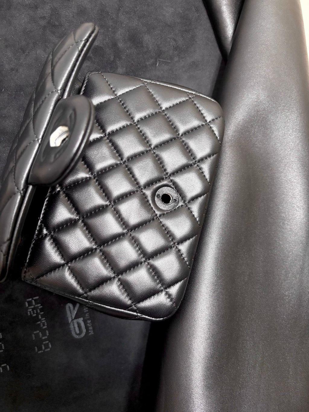 CHANEL-24K  Flap bag golden/sliver