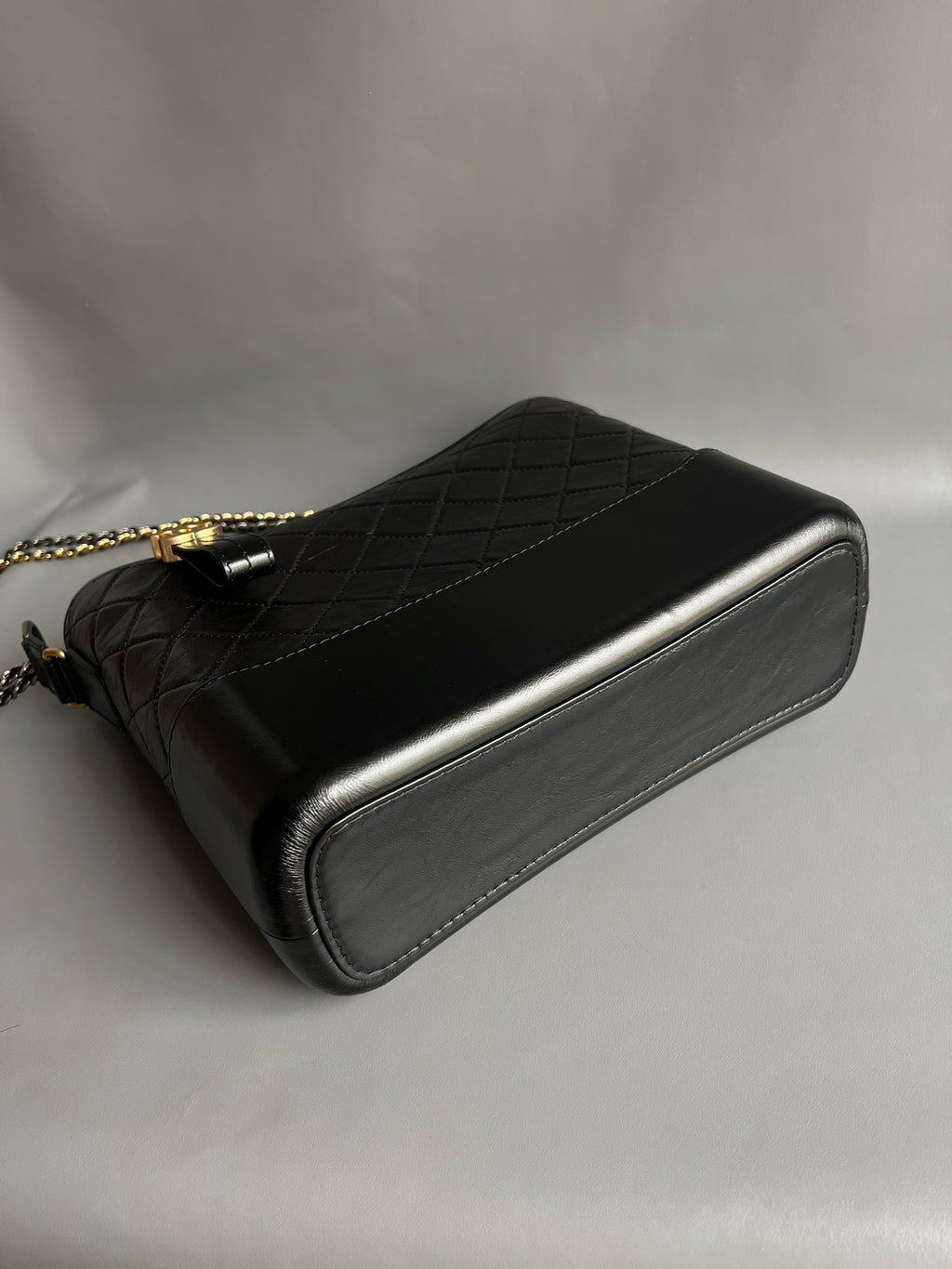 CHANEL- Gabrielle  bag golden/sliver