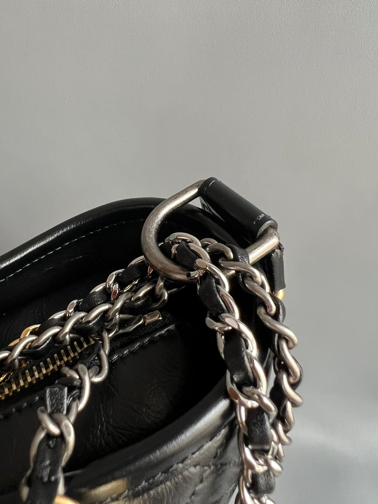 CHANEL- Gabrielle  bag golden/sliver