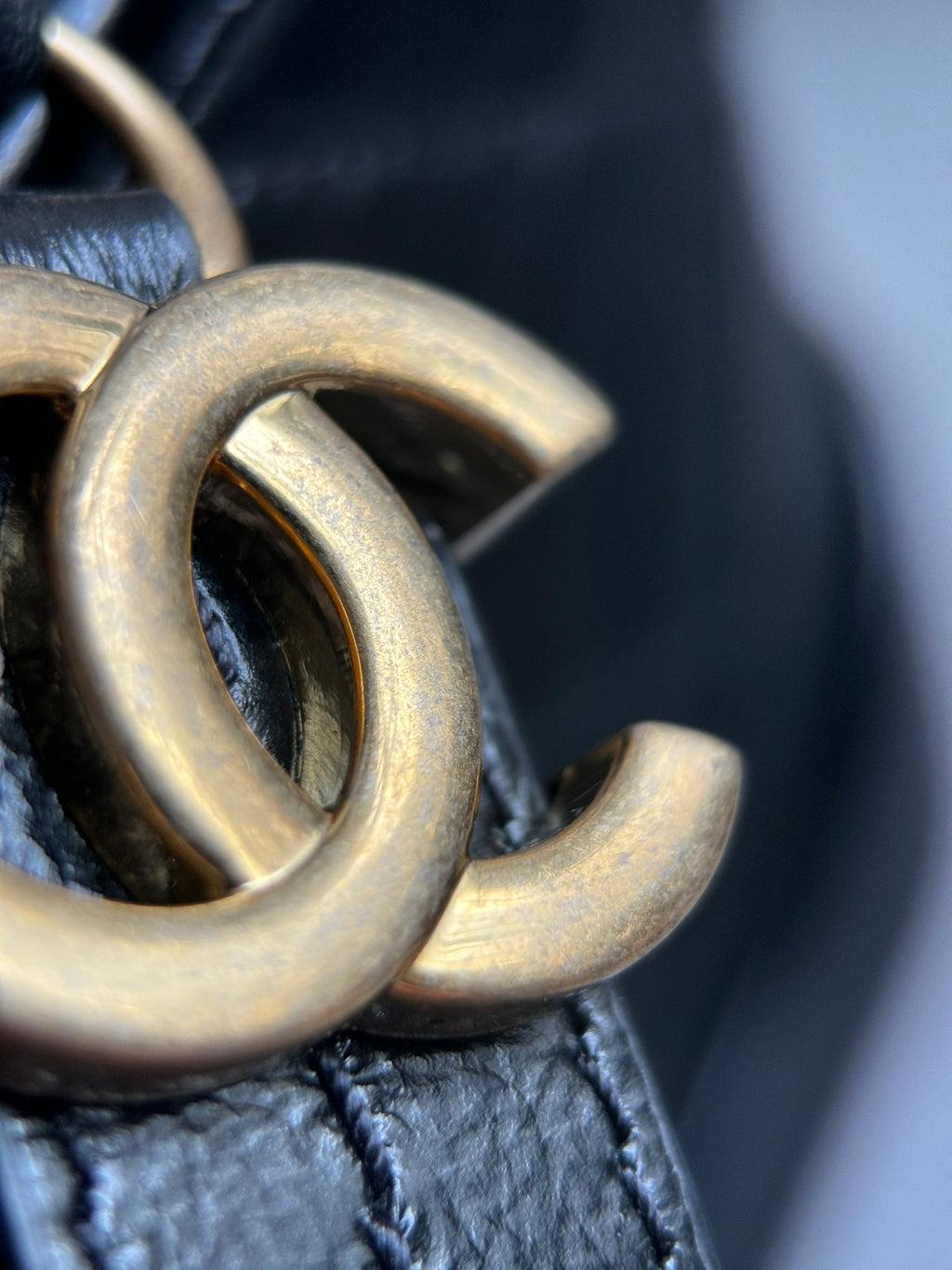 CHANEL- Gabrielle  bag golden/sliver