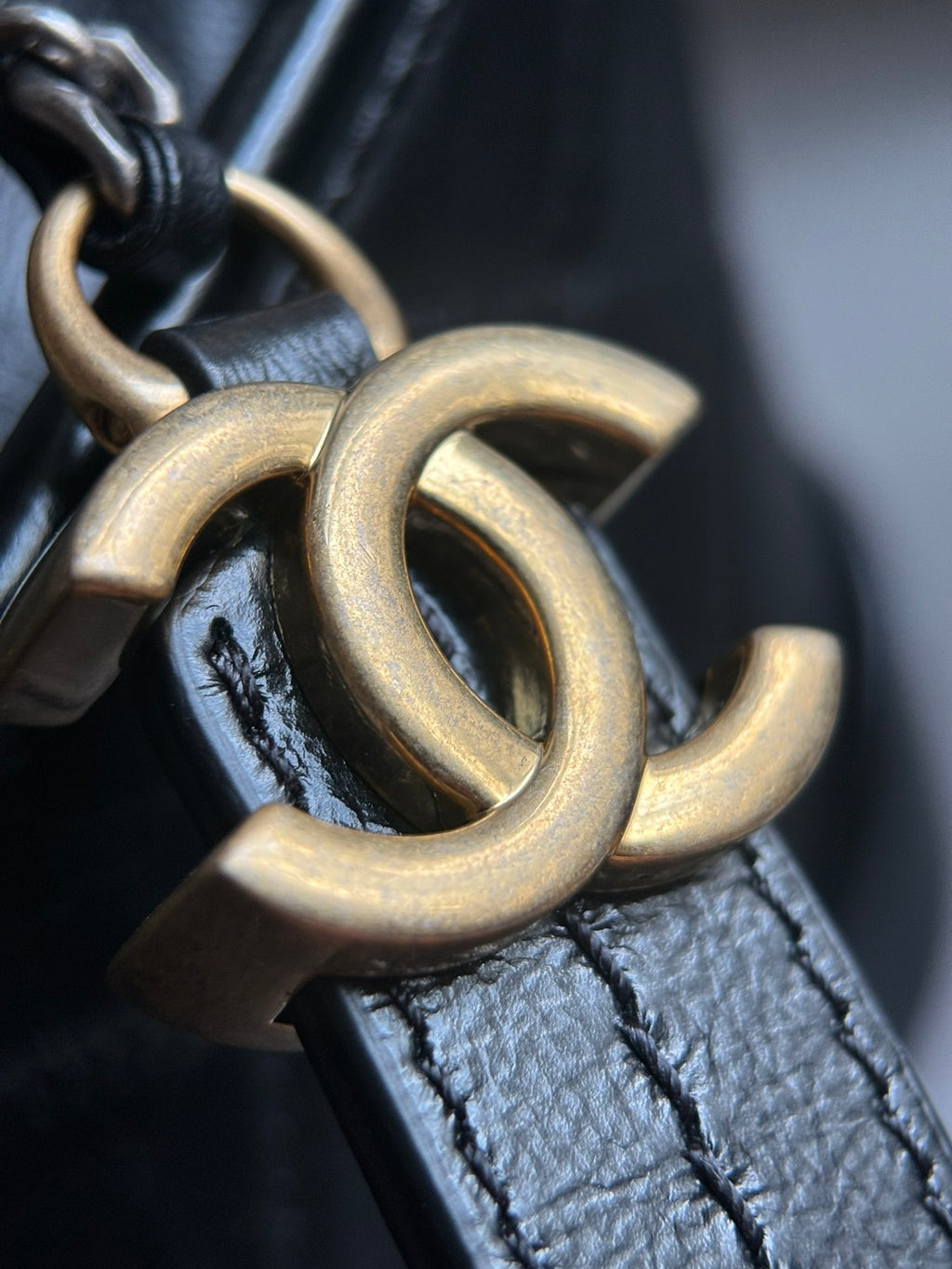 CHANEL- Gabrielle  bag golden/sliver