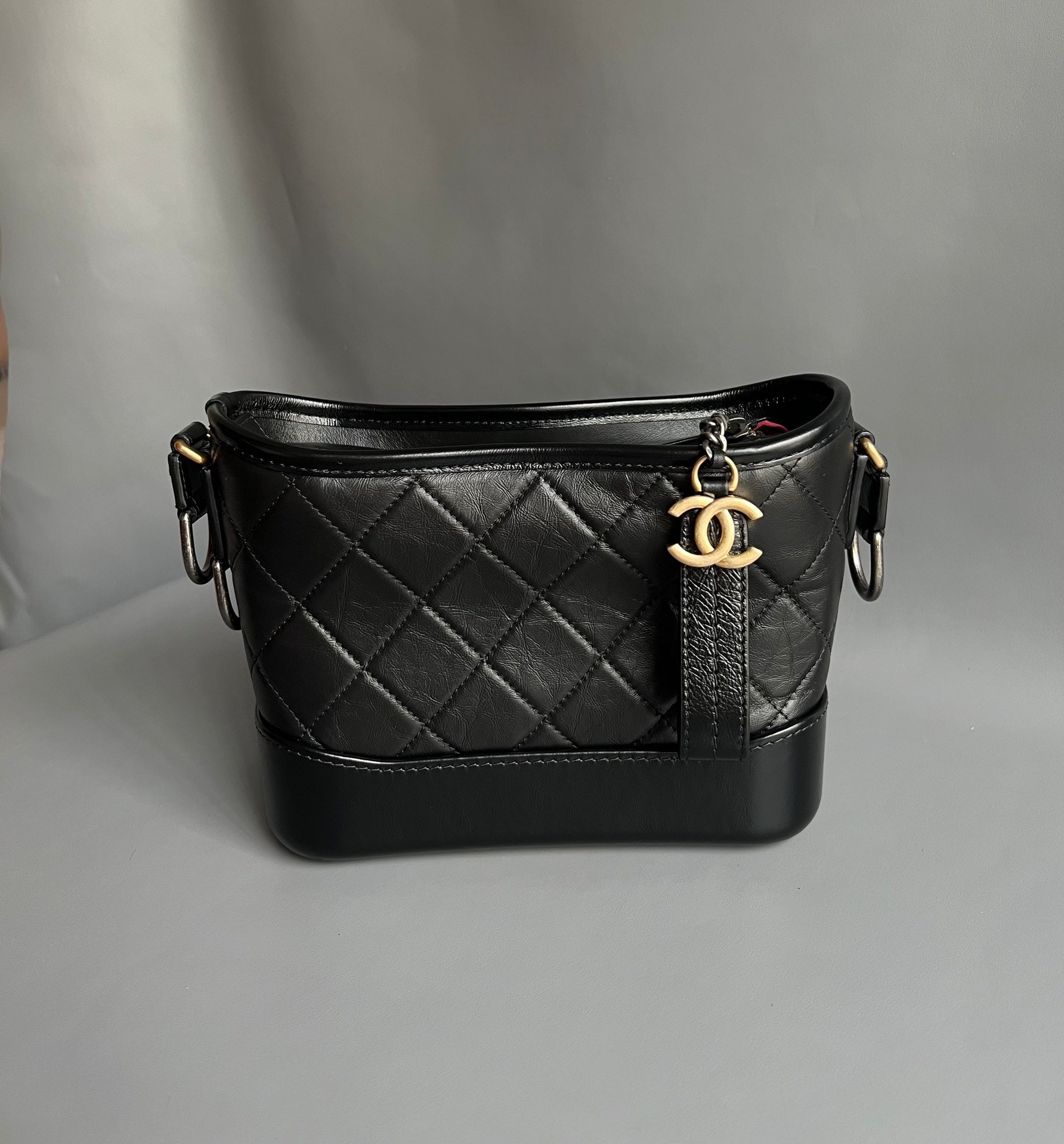 CHANEL- Gabrielle  bag golden/sliver