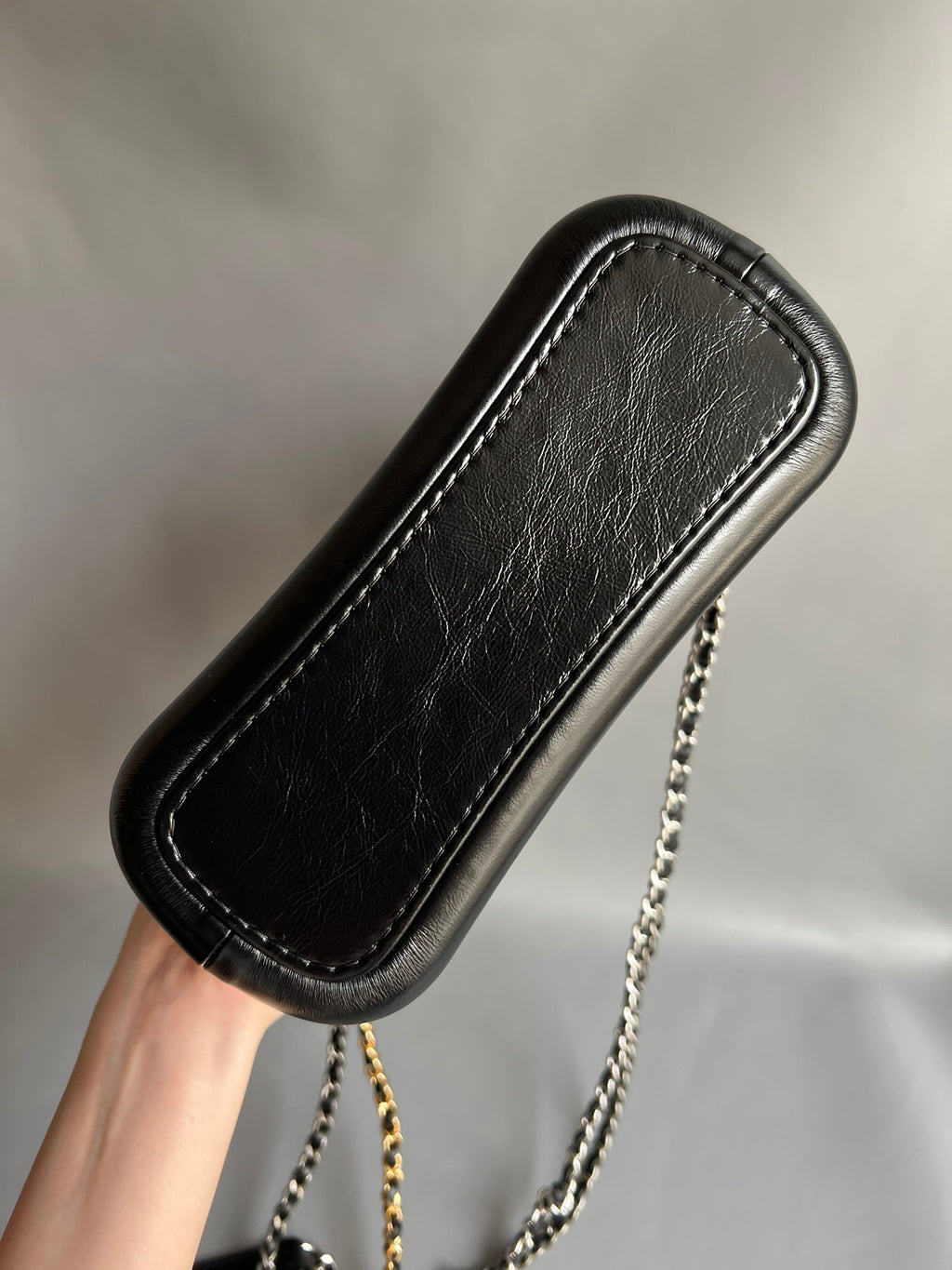 CHANEL- Gabrielle  bag golden/sliver