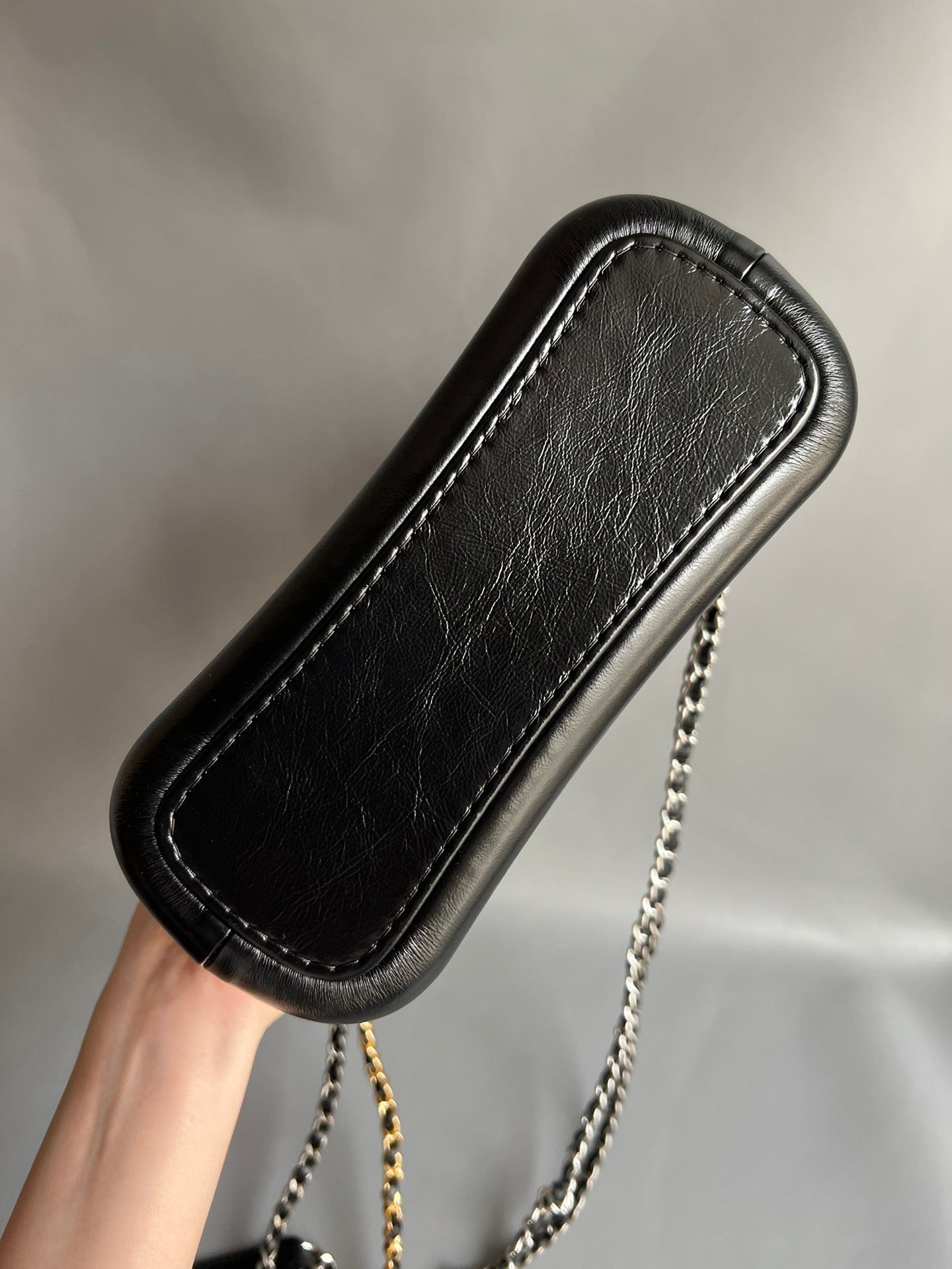 CHANEL- Gabrielle  bag golden/sliver