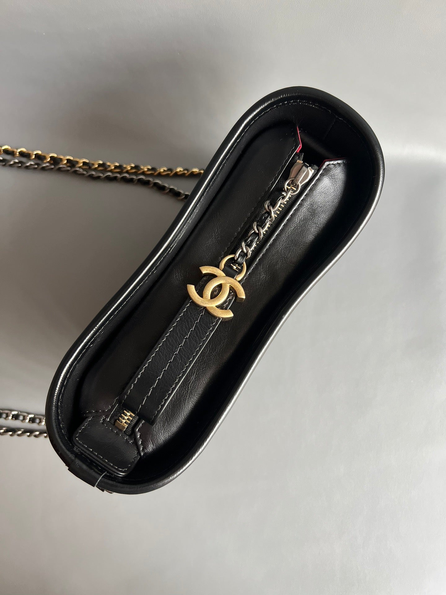 CHANEL- Gabrielle  bag golden/sliver