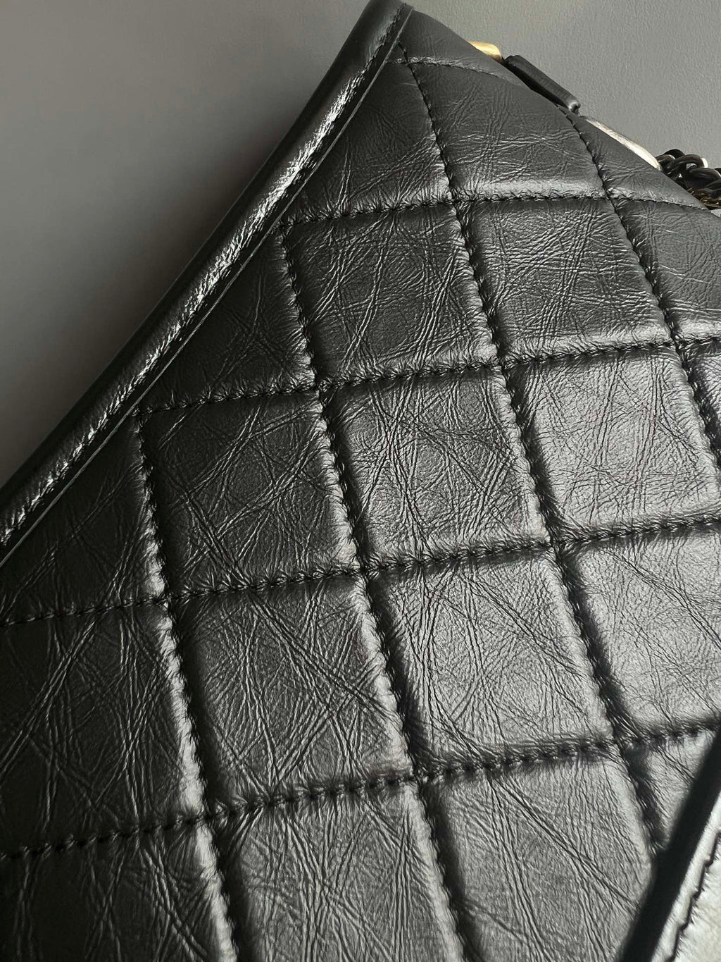 CHANEL- Gabrielle  bag golden/sliver