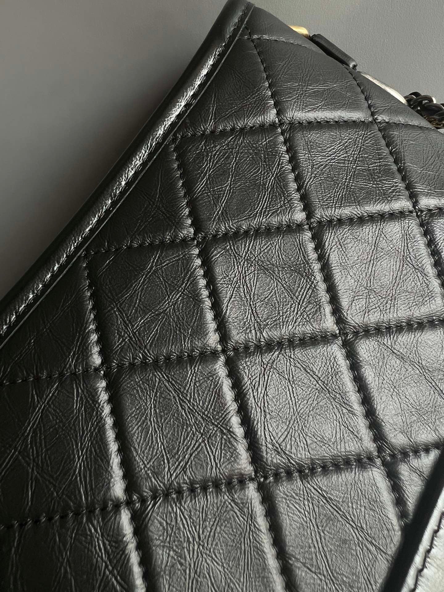 CHANEL- Gabrielle  bag golden/sliver