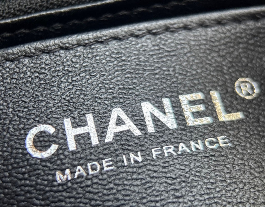 CHANEL- 24C Flap bag golden/sliver