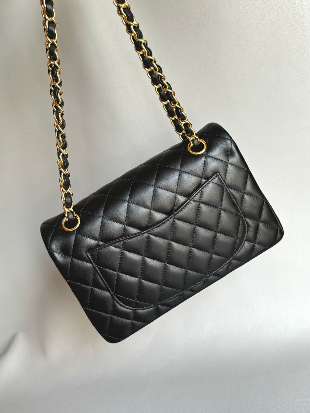 CHANEL- Flap23 bag golden/sliver