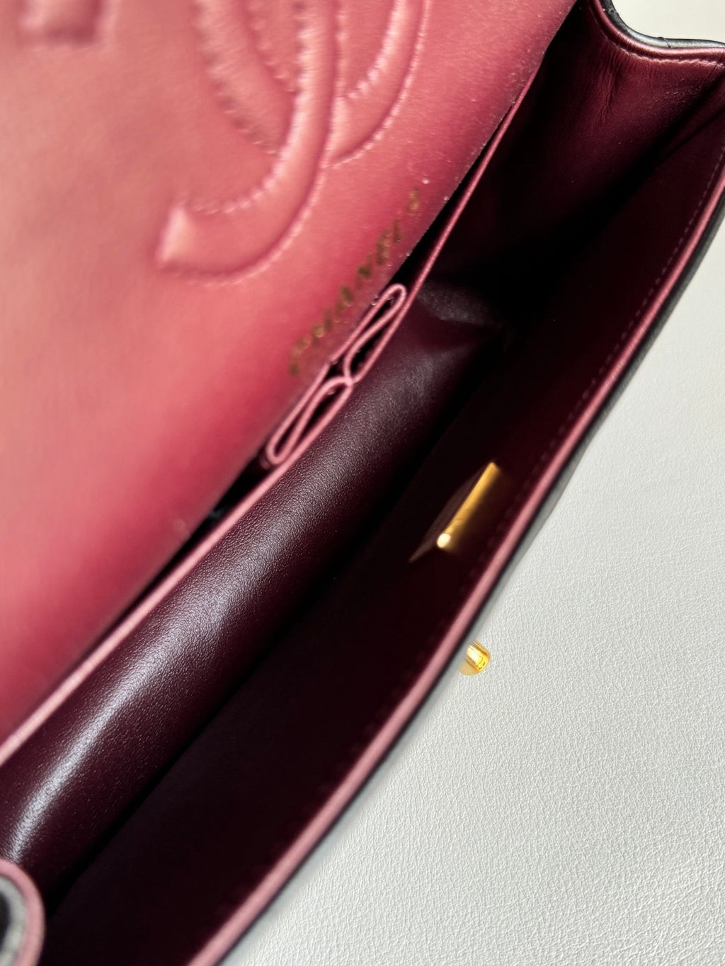 CHANEL- Flap23 bag golden/sliver