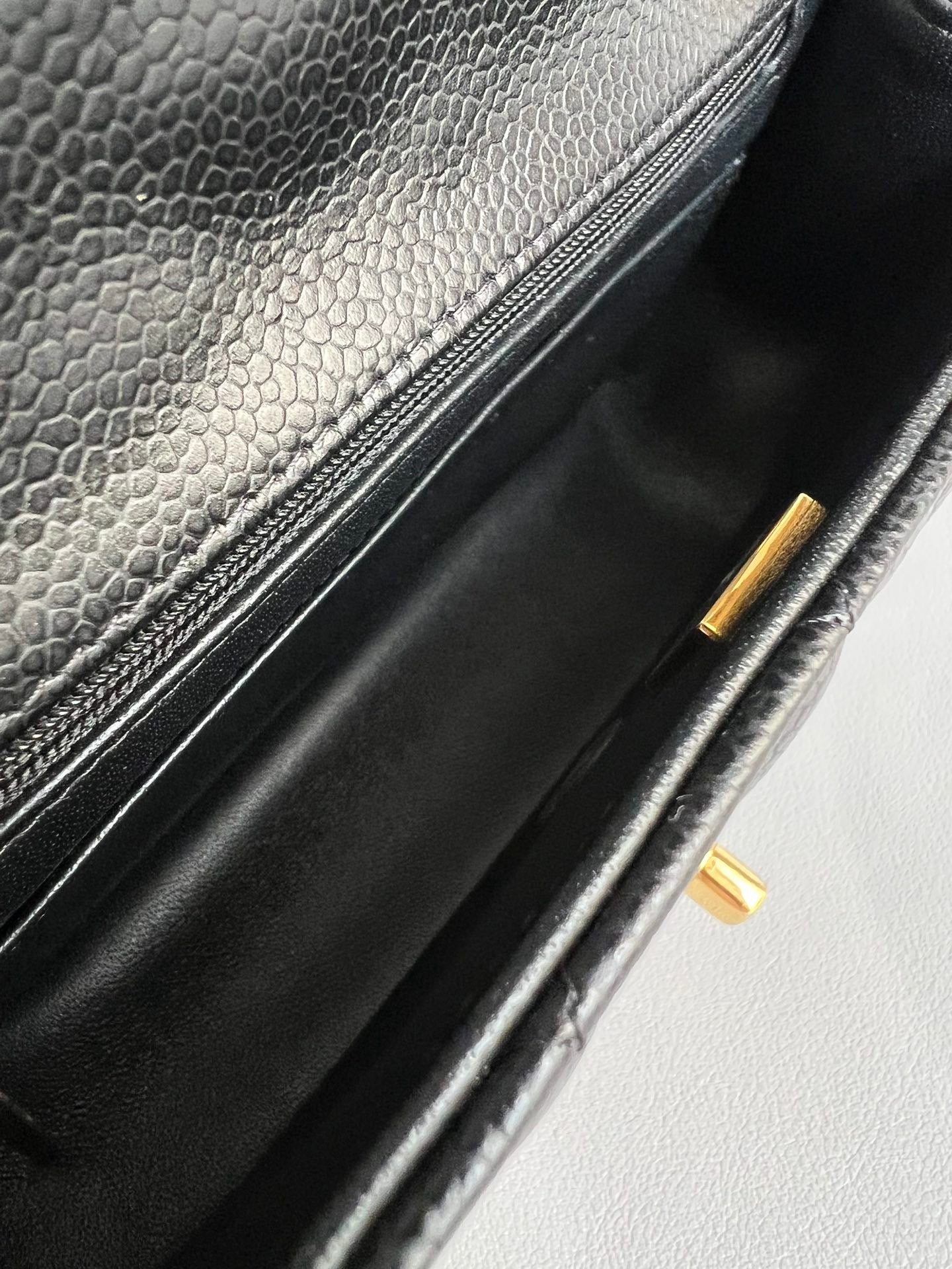 CHANEL- 24C Flap bag golden/sliver