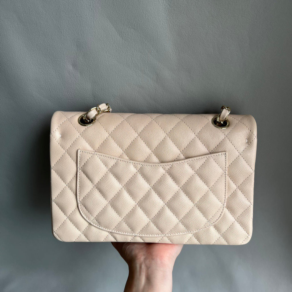 CHANEL- Flap23 bag golden/sliver