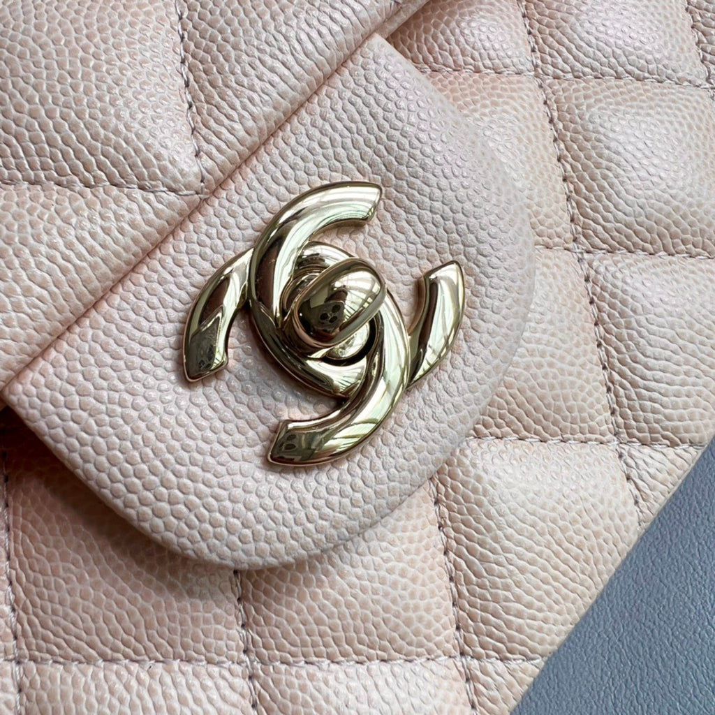 CHANEL- Flap23 bag golden/sliver