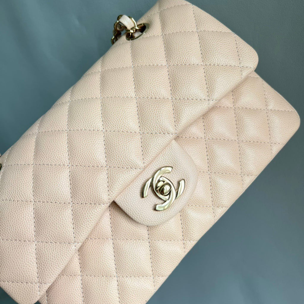 CHANEL- Flap23 bag golden/sliver