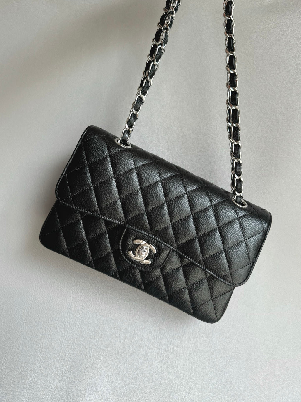 CHANEL- Flap23 bag golden/sliver