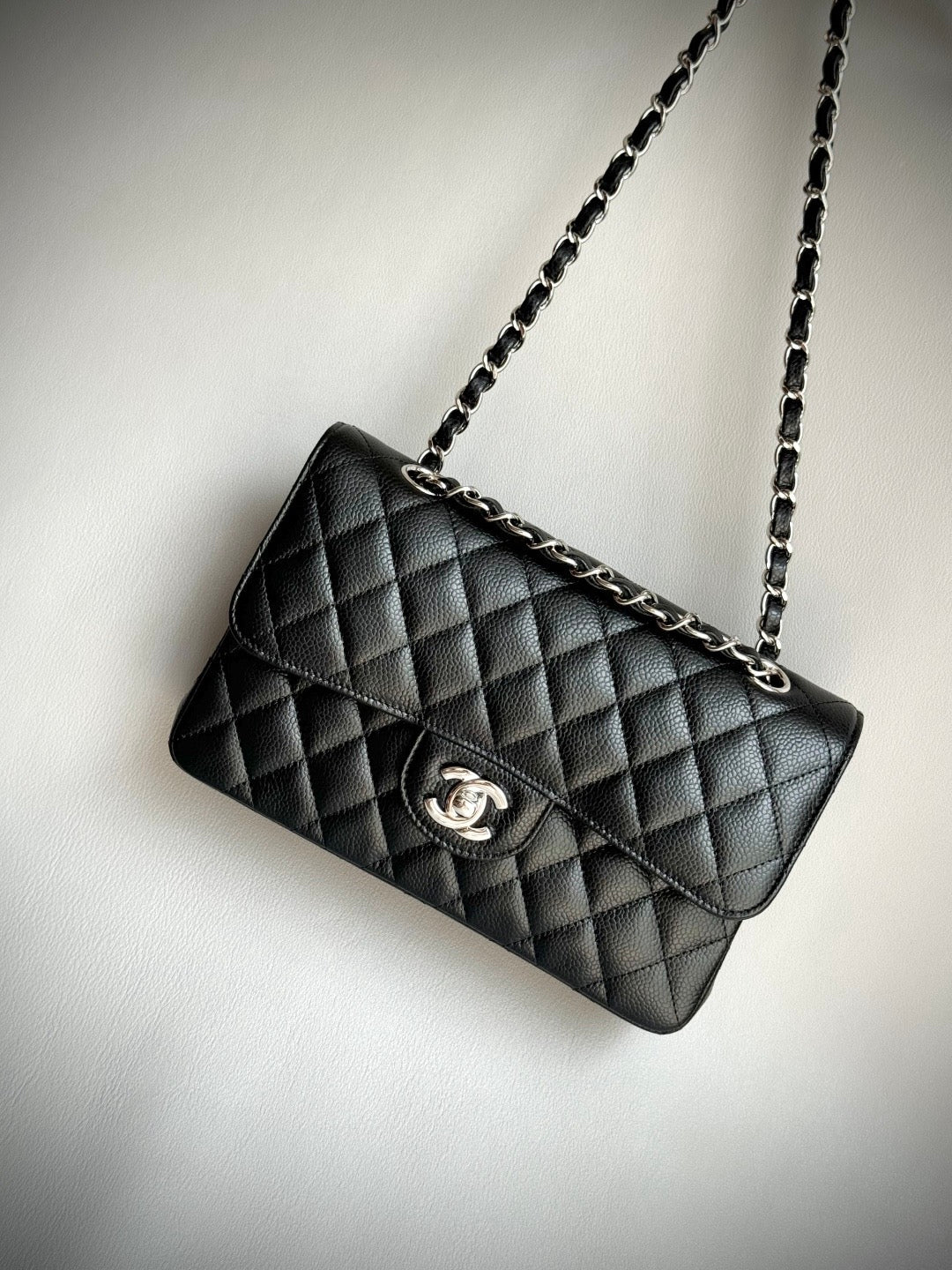 CHANEL- Flap23 bag golden/sliver