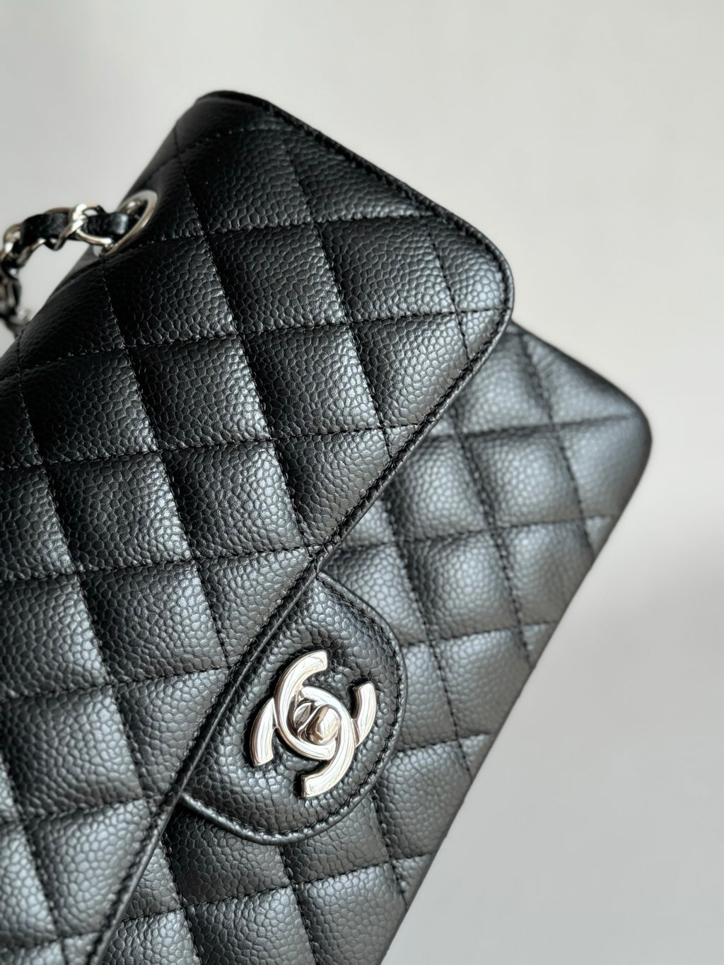 CHANEL- Flap23 bag golden/sliver