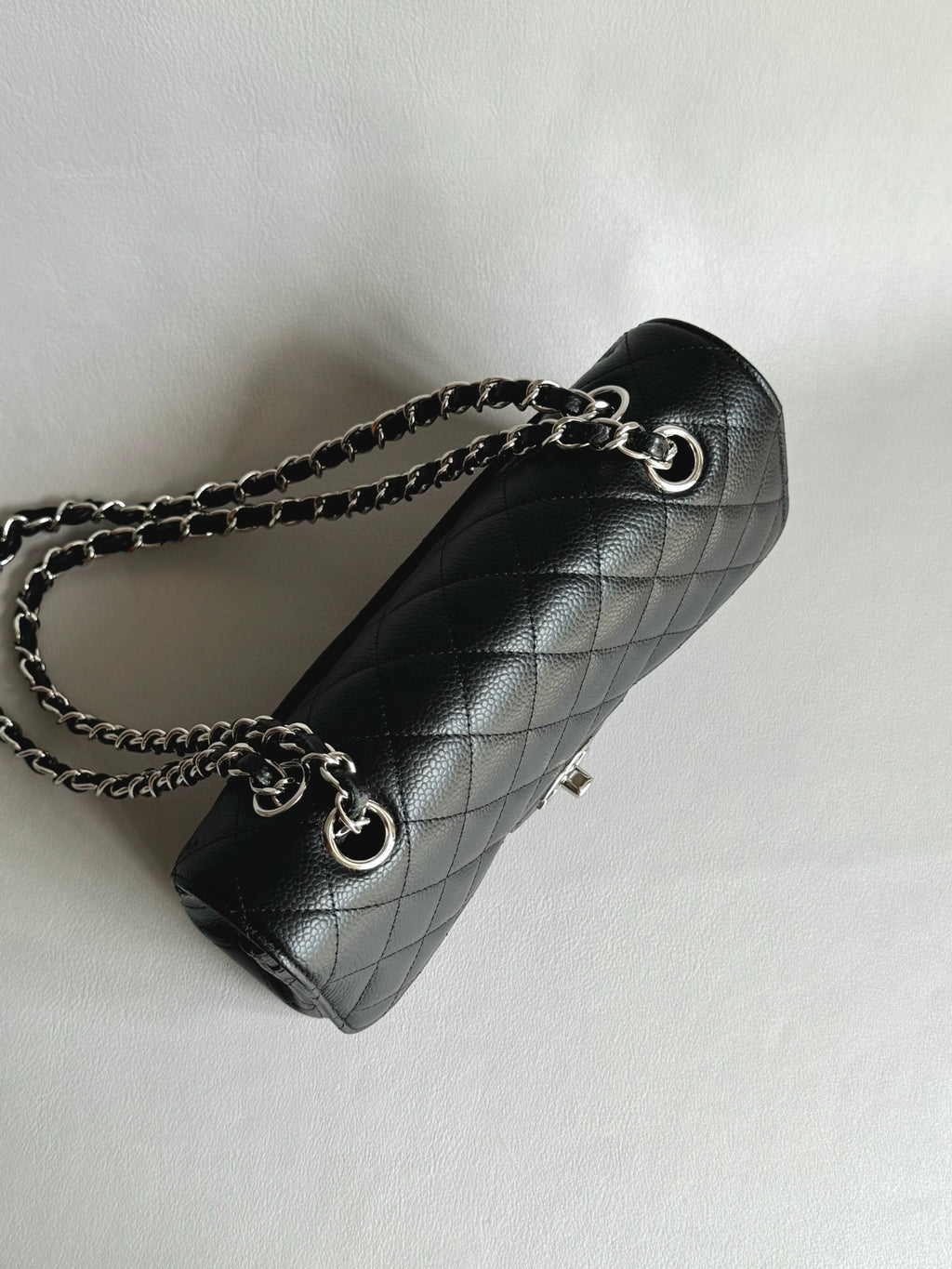 CHANEL- Flap23 bag golden/sliver