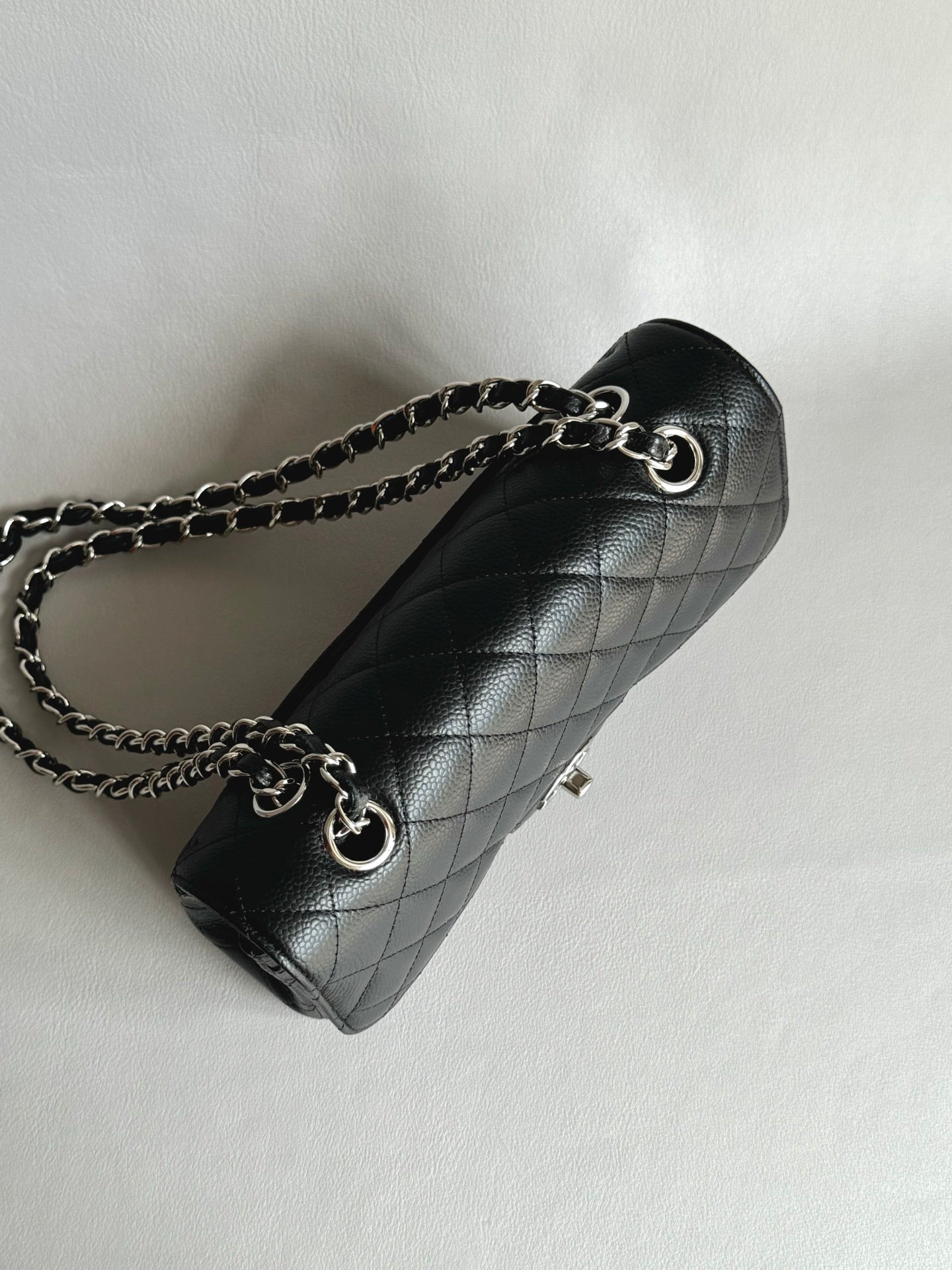 CHANEL- Flap23 bag golden/sliver