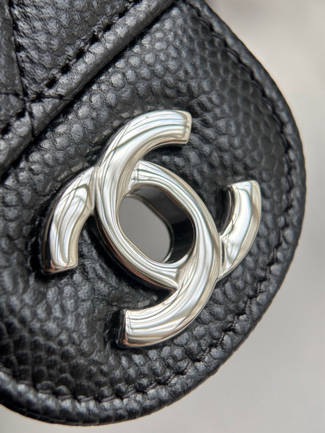 CHANEL- Flap23 bag golden/sliver