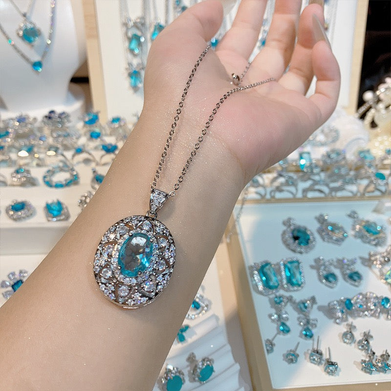 FENG SHUI - 36 Bright aquamarine ring ring and other jewelry