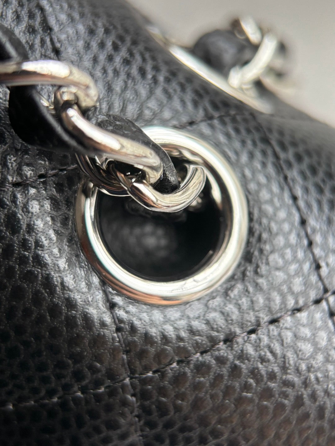 CHANEL- Flap23 bag golden/sliver