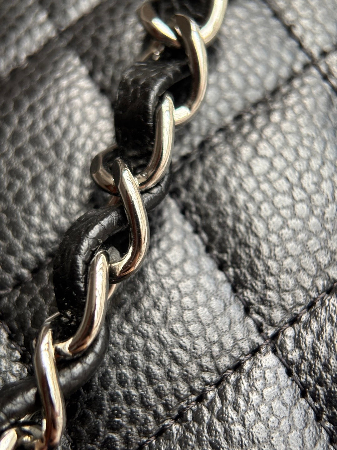 CHANEL- Flap23 bag golden/sliver