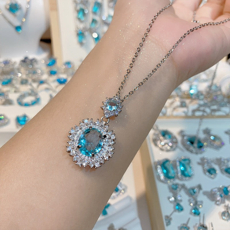 FENG SHUI - 36 Bright aquamarine ring ring and other jewelry