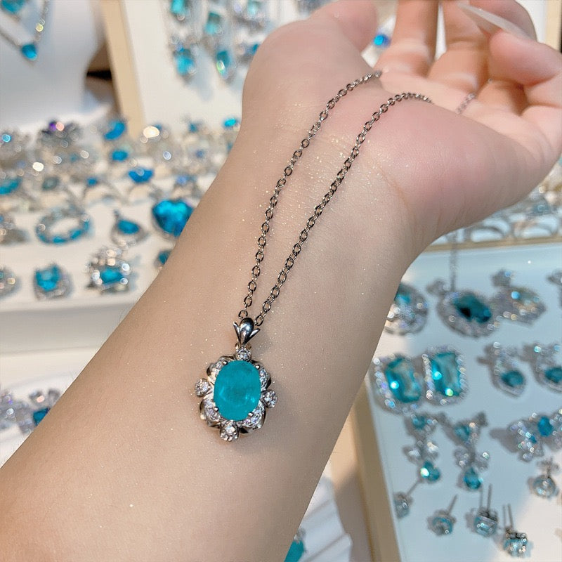 FENG SHUI - 36 Bright aquamarine ring ring and other jewelry