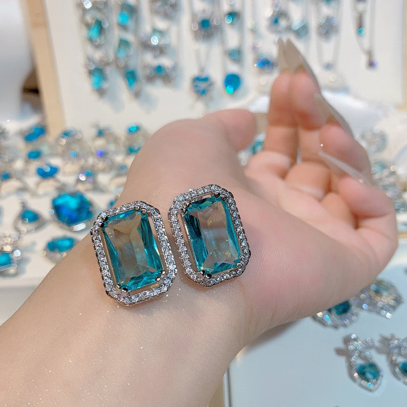 FENG SHUI - 36 Bright aquamarine ring ring and other jewelry