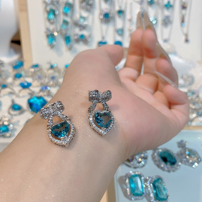 FENG SHUI - 36 Bright aquamarine ring ring and other jewelry