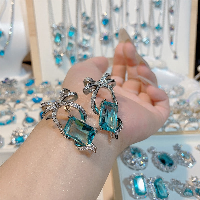 FENG SHUI - 36 Bright aquamarine ring ring and other jewelry