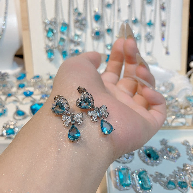 FENG SHUI - 36 Bright aquamarine ring ring and other jewelry