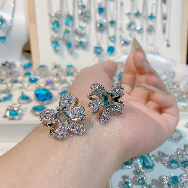 FENG SHUI - 36 Bright aquamarine ring ring and other jewelry