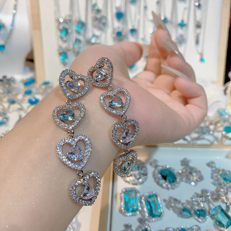 FENG SHUI - 36 Bright aquamarine ring ring and other jewelry