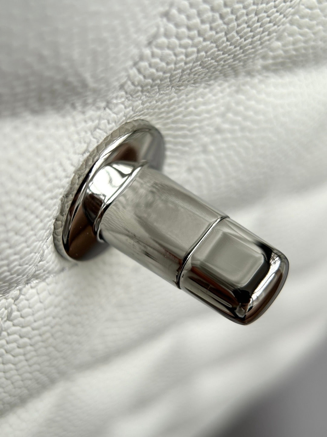 CHANEL- Classic Flag bag golden/sliver