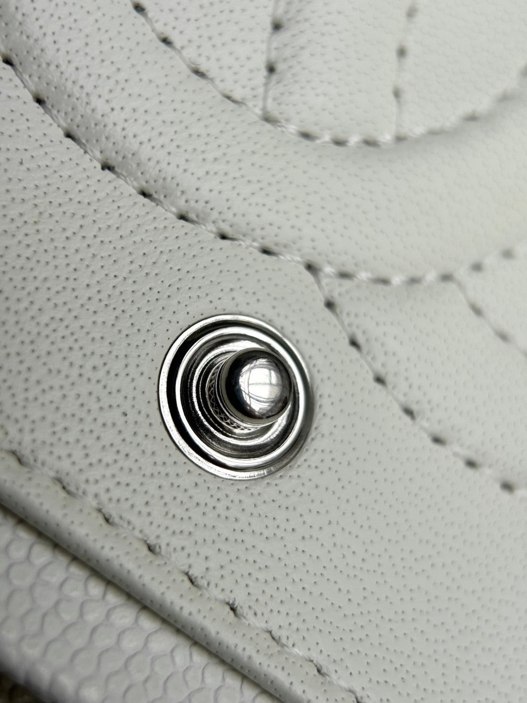 CHANEL- Classic Flag bag golden/sliver