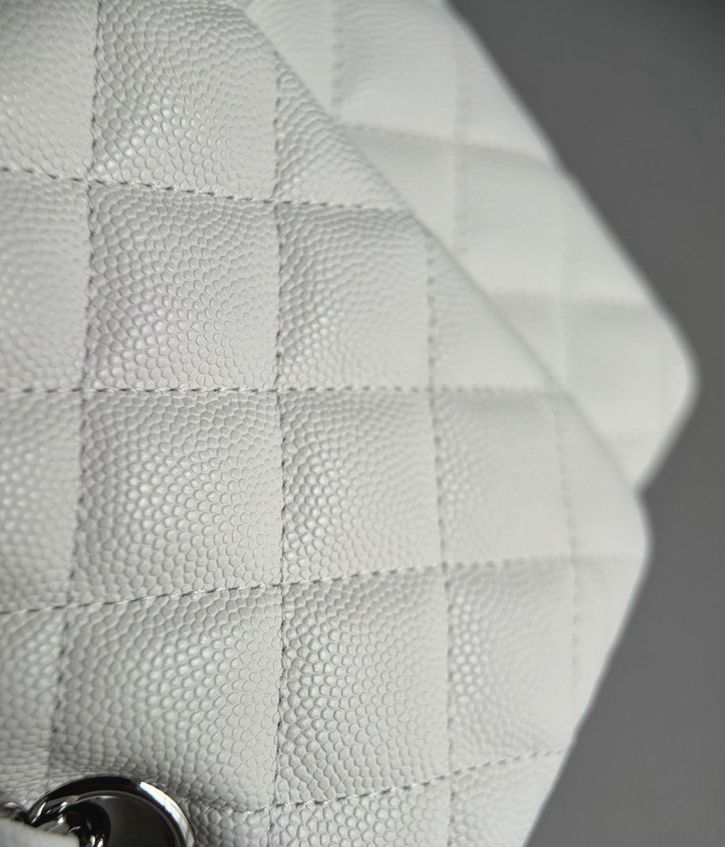 CHANEL- Classic Flag bag golden/sliver