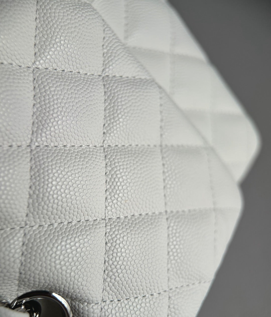 CHANEL- Classic Flag bag golden/sliver