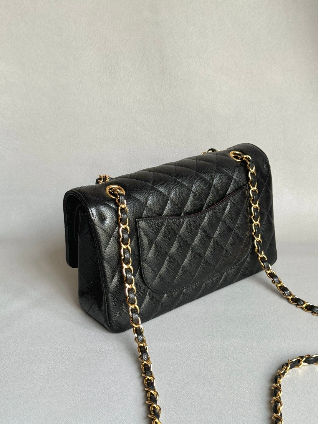 CHANEL- Jumbo28 bag golden/sliver