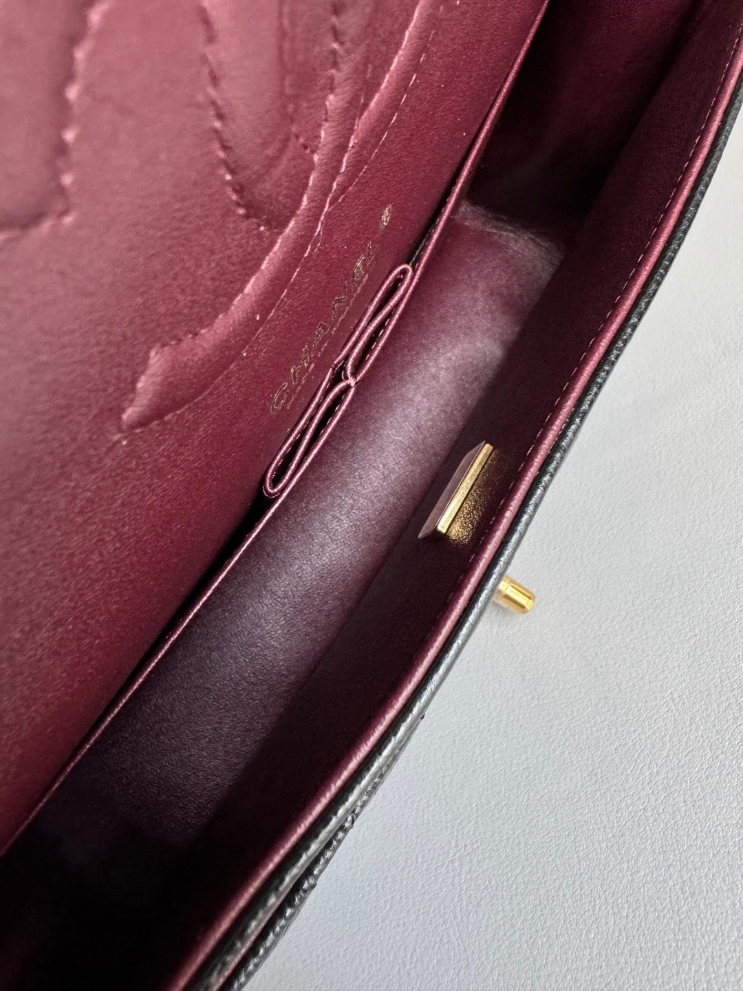 CHANEL- Jumbo28 bag golden/sliver