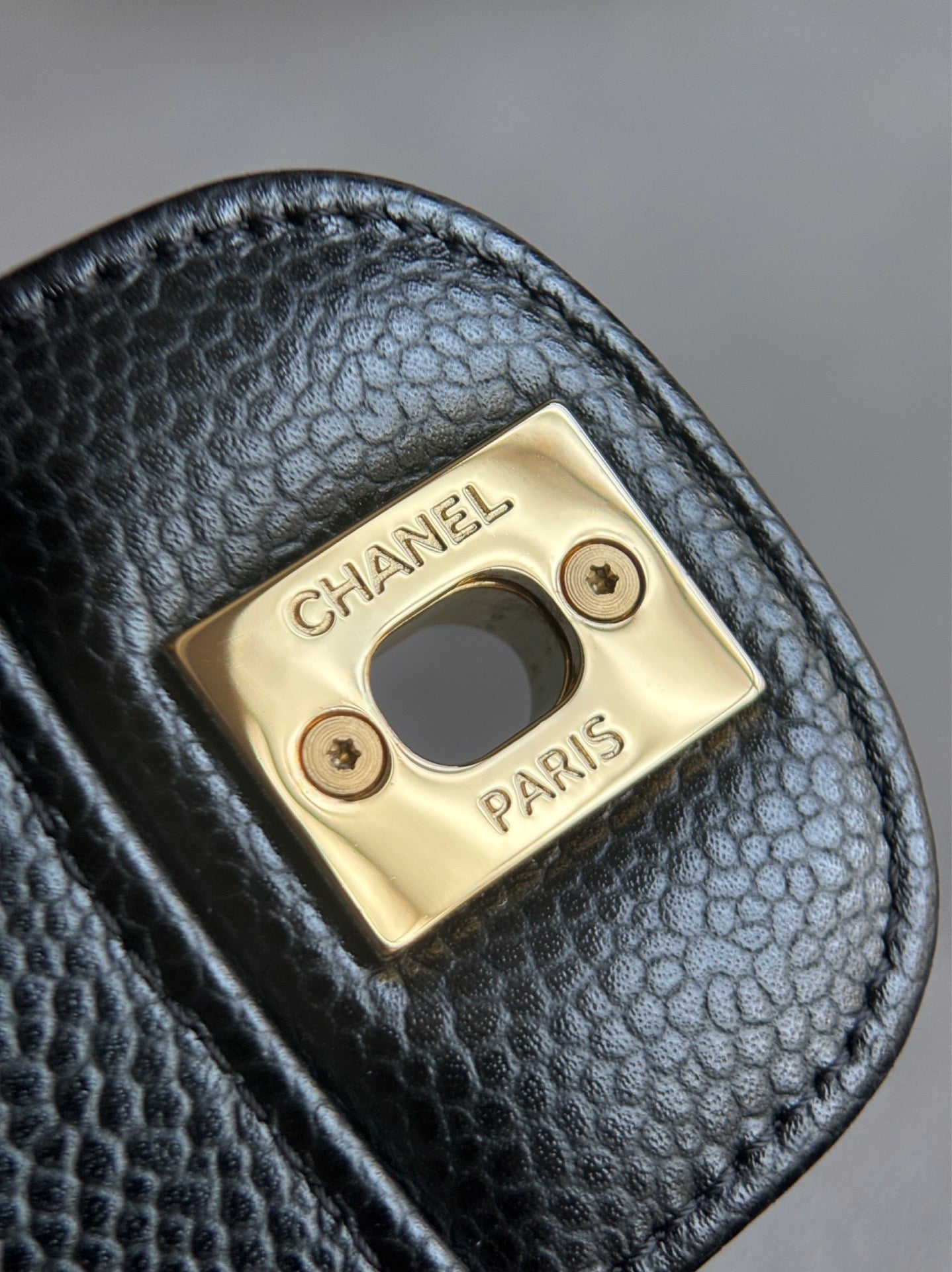CHANEL- Jumbo28 bag golden/sliver