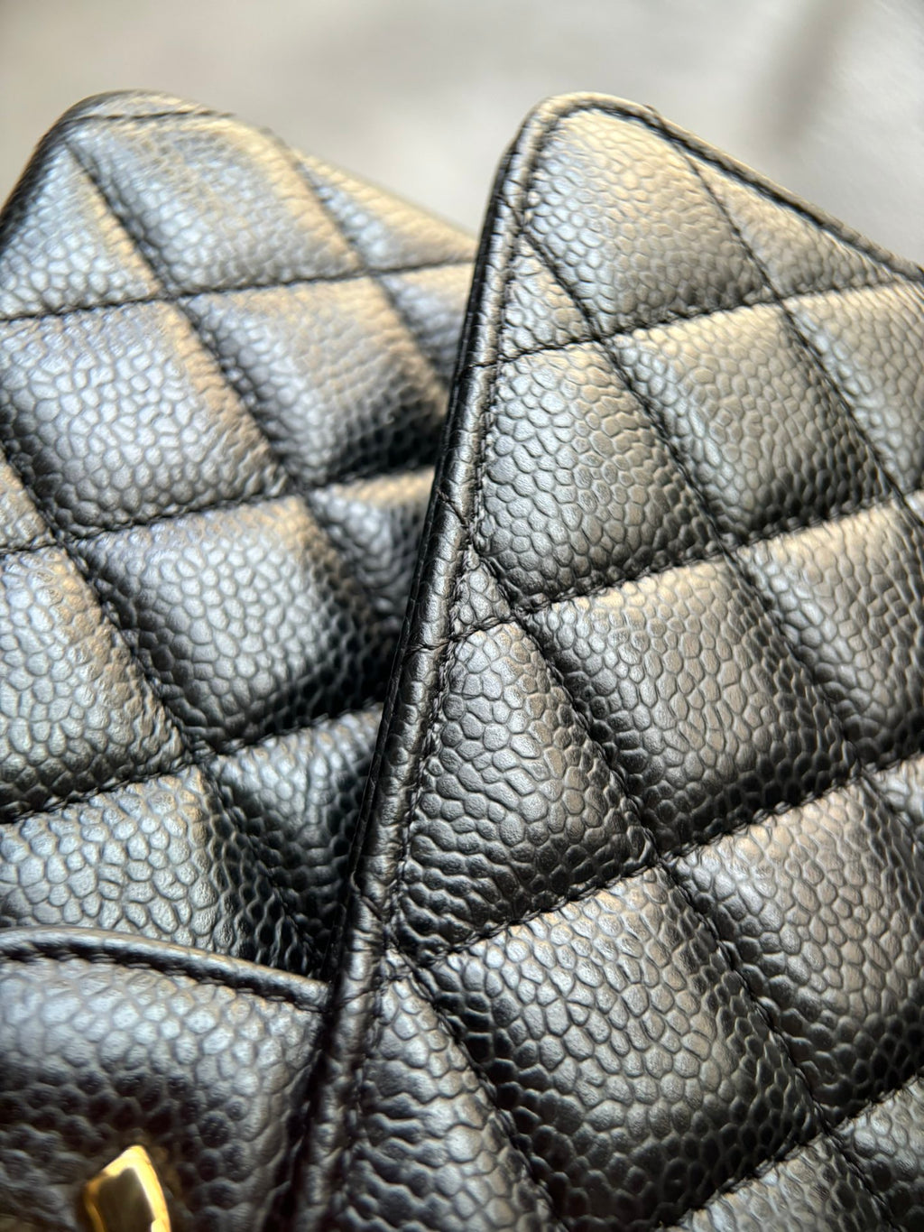 CHANEL- Jumbo28 bag golden/sliver