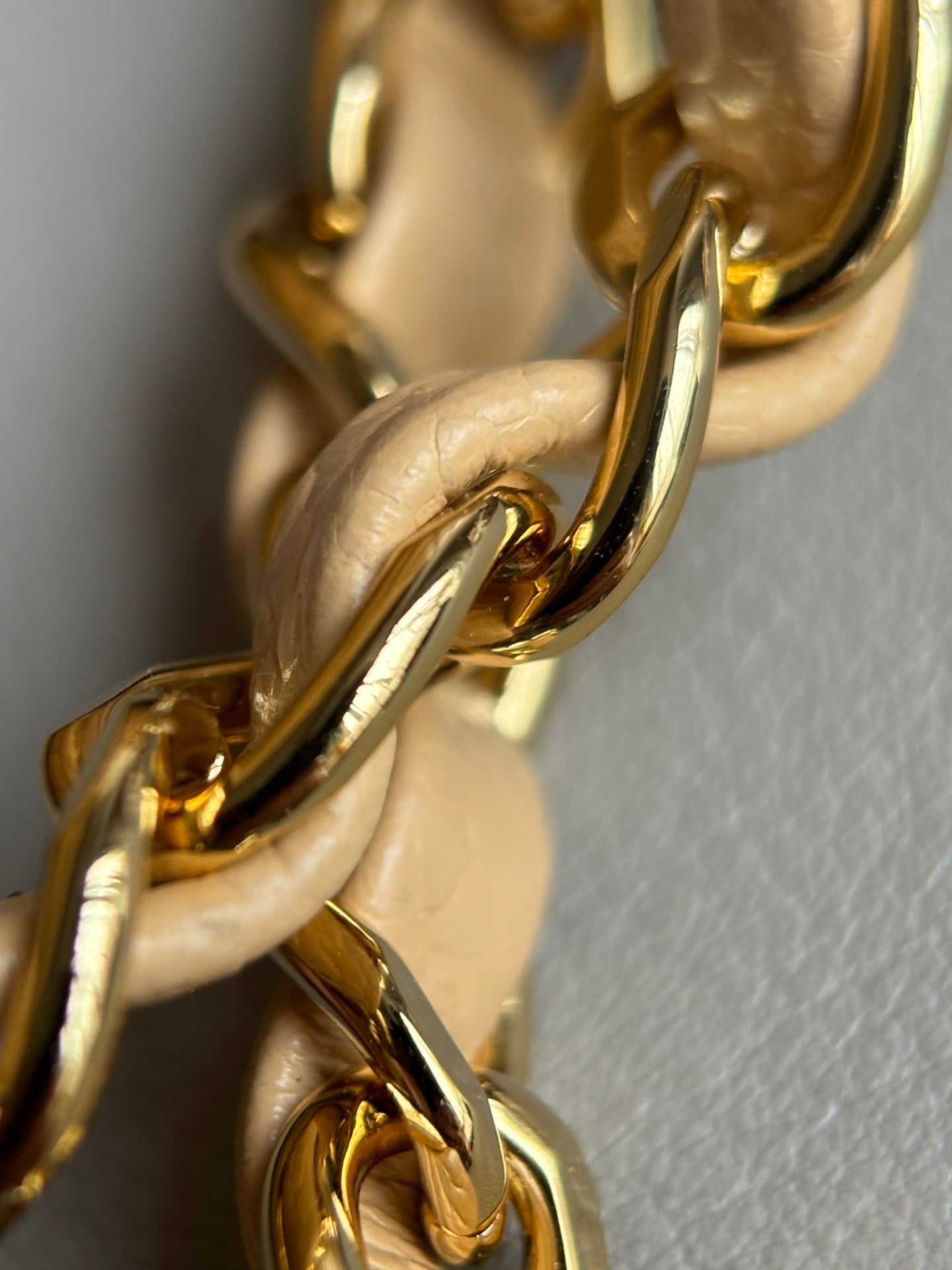 CHANEL- Jumbo28 bag golden/sliver