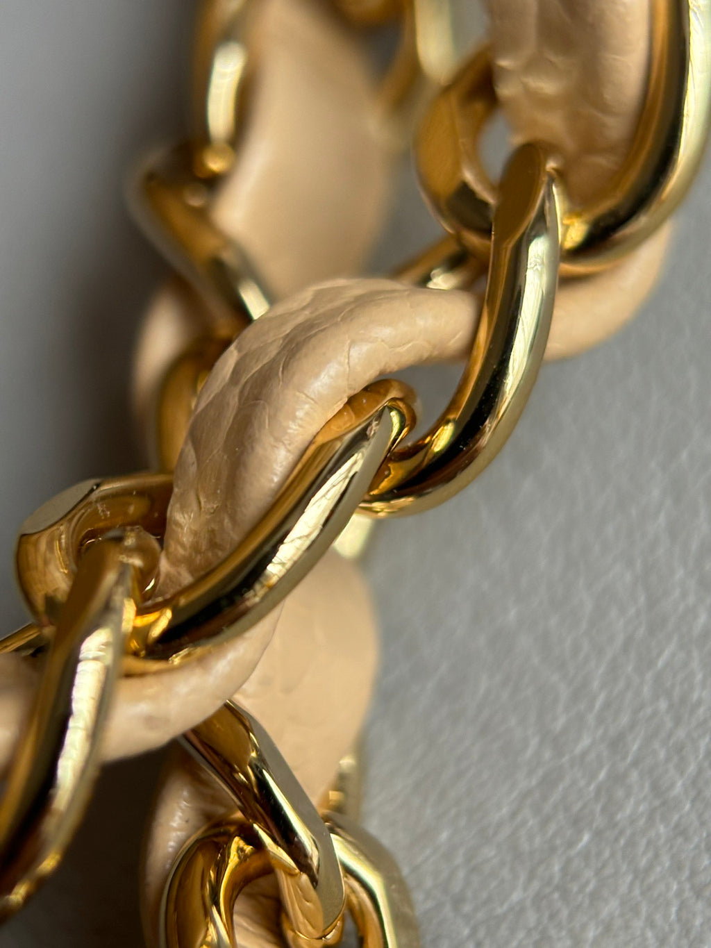 CHANEL- Jumbo28 bag golden/sliver