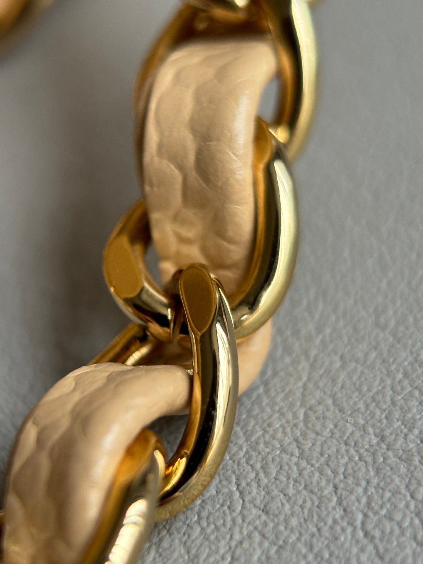 CHANEL- Jumbo28 bag golden/sliver