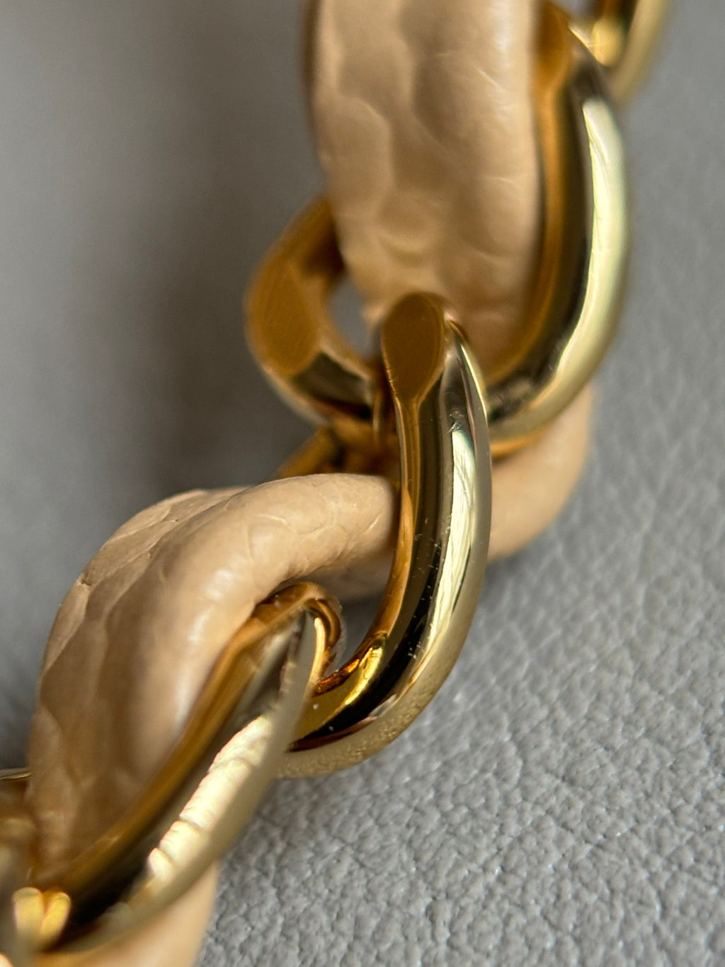 CHANEL- Jumbo28 bag golden/sliver