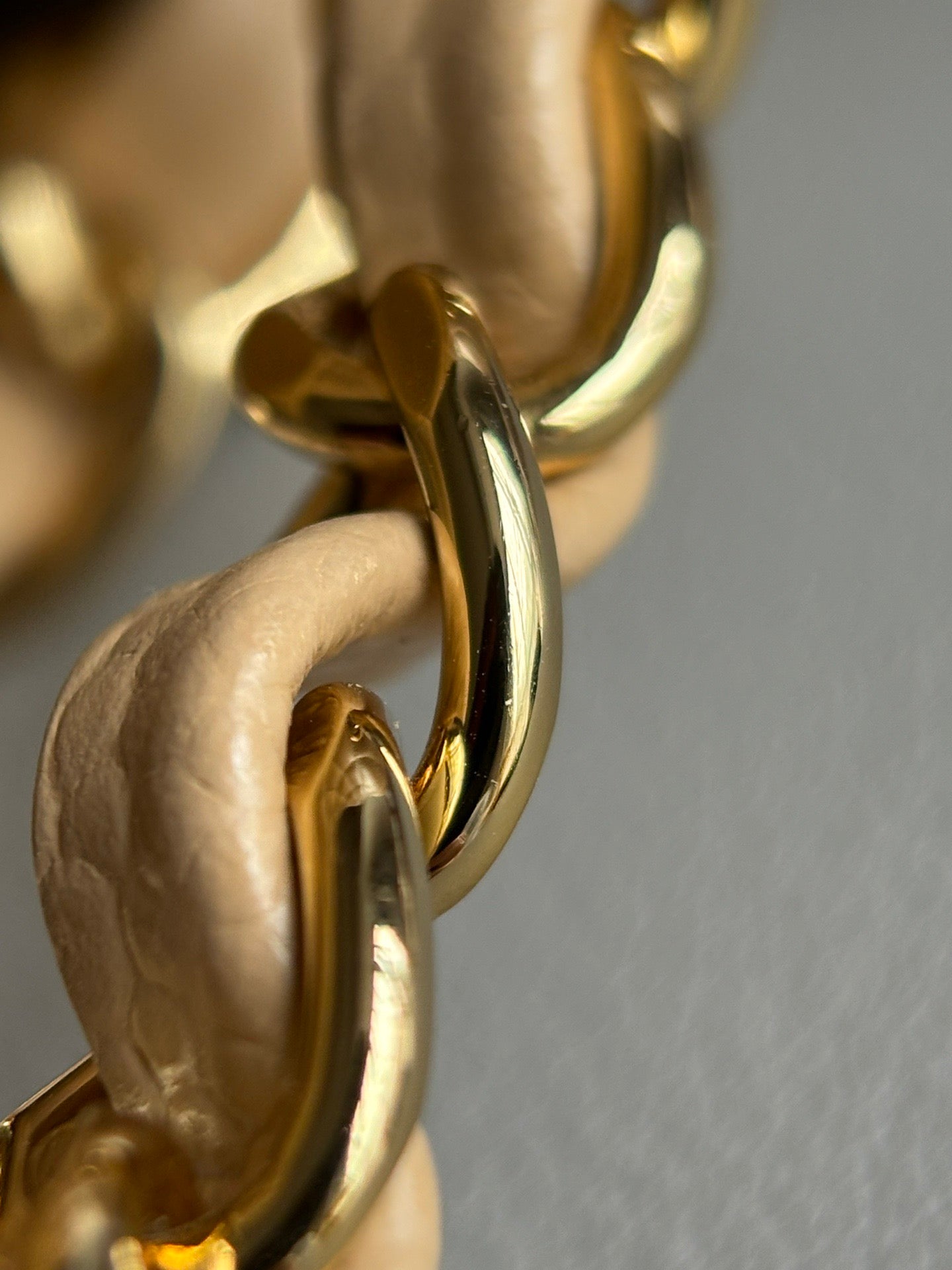 CHANEL- Jumbo28 bag golden/sliver