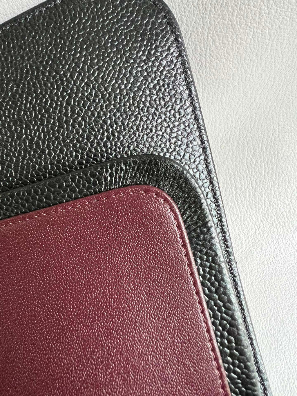 CHANEL- Classic Jumbo Flag bag golden/sliver