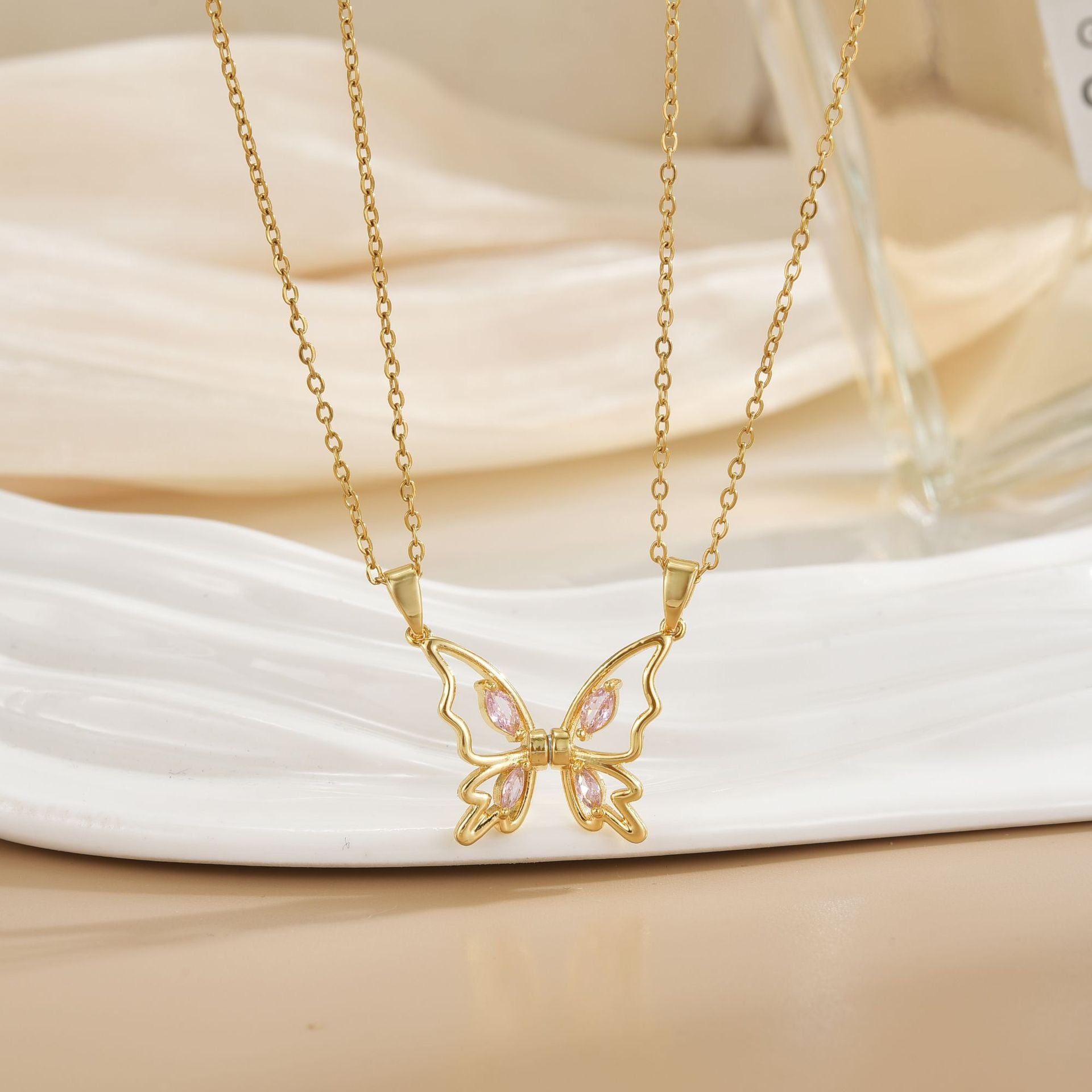 FENG SHUI - 1 Magnetic sun and moon necklace fashion all high-grade sense